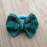 Chouchou "NOELYNE"print au crochet fait main made in France Création laet-crochete