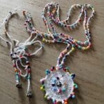 Collier "MELANIE" au crochet fait main made in France Création laet-crochete