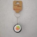 Porte clés "MAKI" au crochet fait main made in France création Laet-Crochète