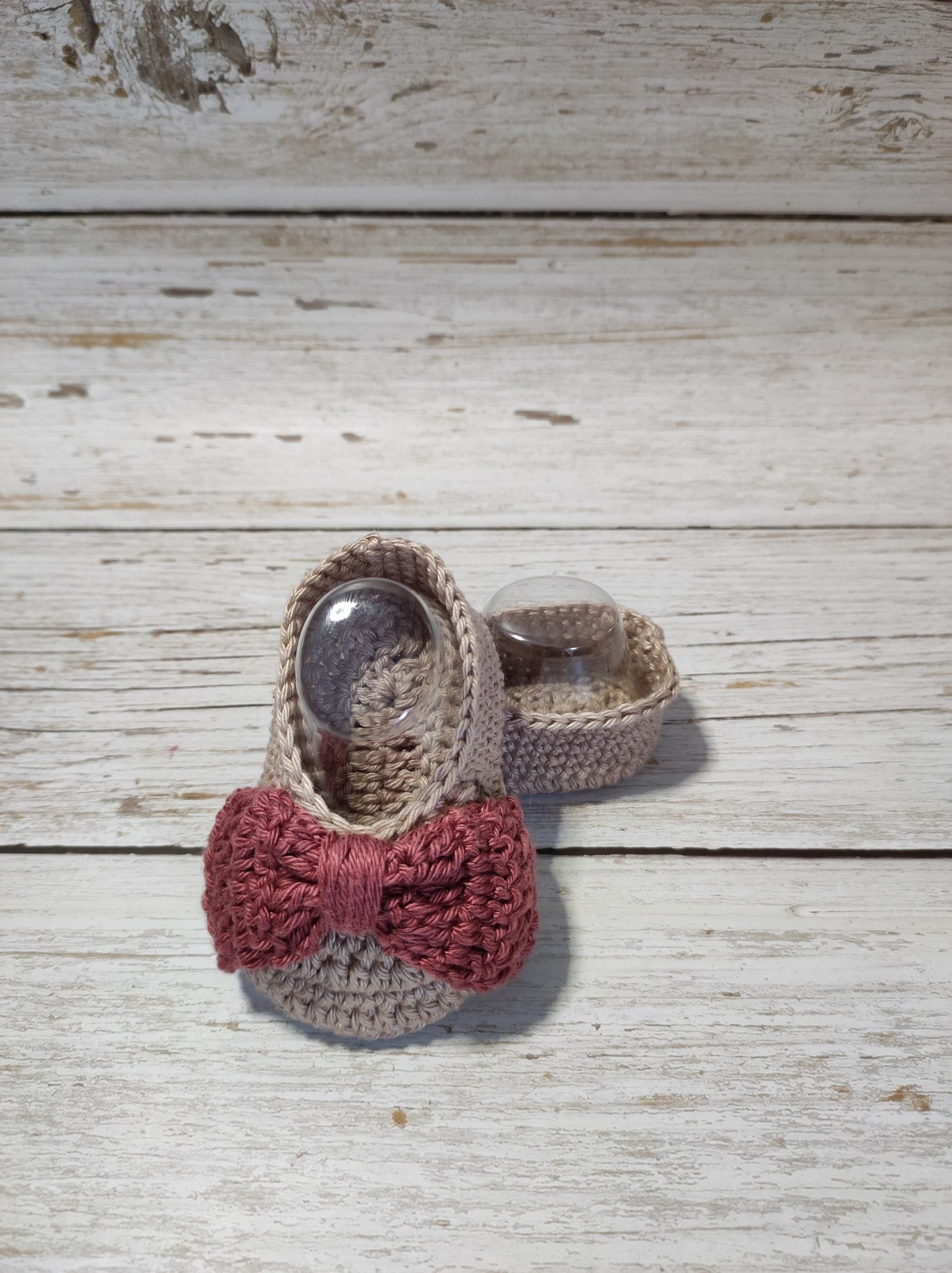 Chaussures VALENTINE bébé mode fashion baby girl fait au crochet fait main made in France Création laet-crochete