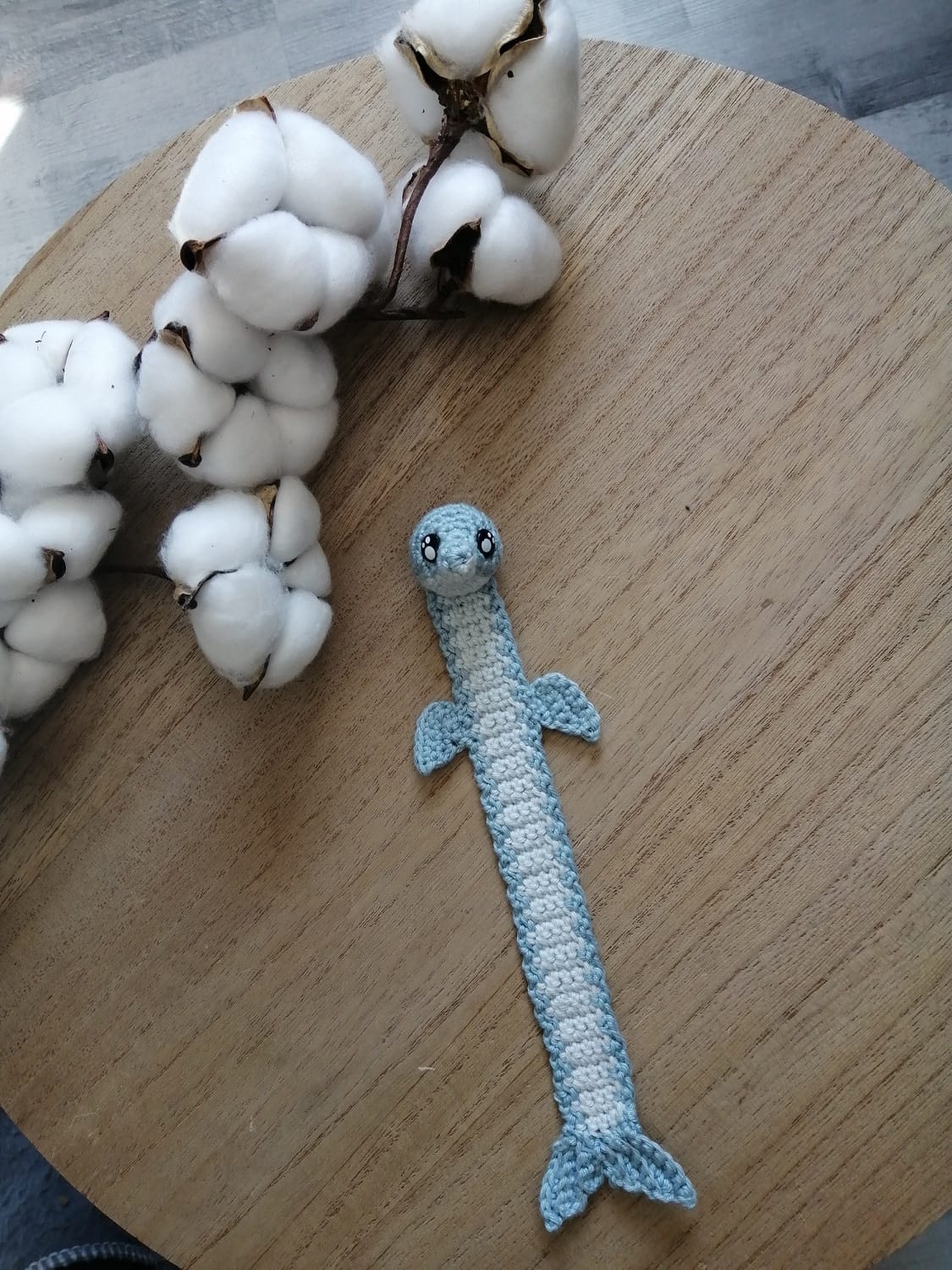 Marque page DAUPHIN idée cadeau Marque page personnalisé fait main made in France Création laet-crochete