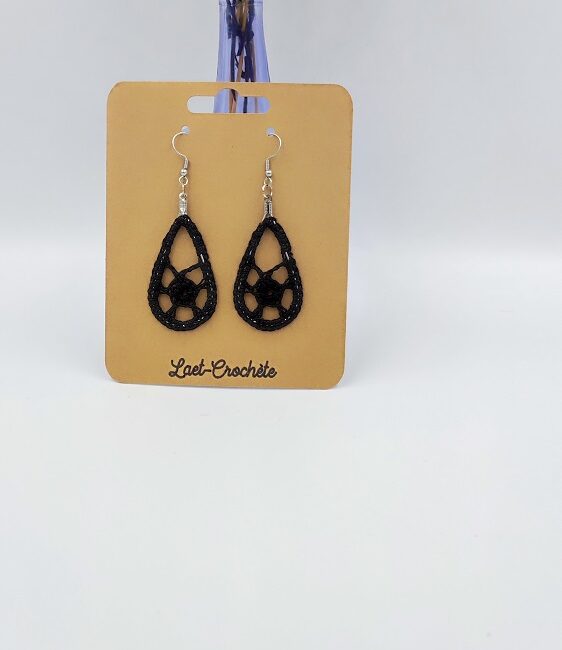 Boucles d'oreilles LEONIE fait main au crochet