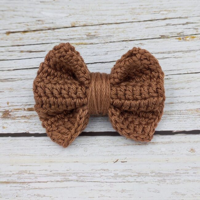 Barrette NOELINE Noisette Laet-crochète