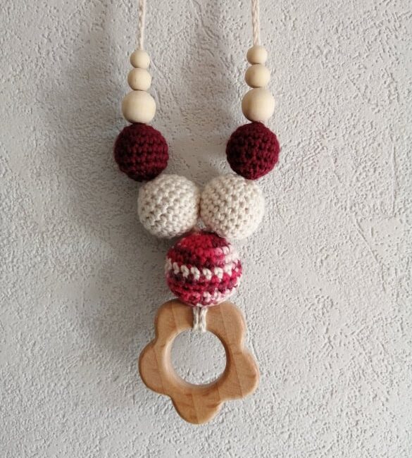 Collier allaitement CLELIA Laet-crochete