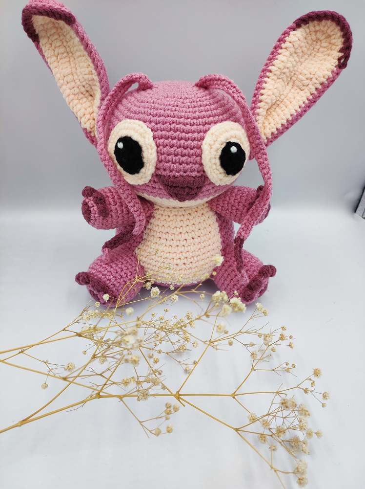 Peluche ANGEL STITCH Laet-crochète