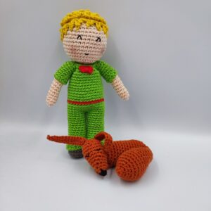 Peluche « LE PETIT PRINCE ET SON RENARD »