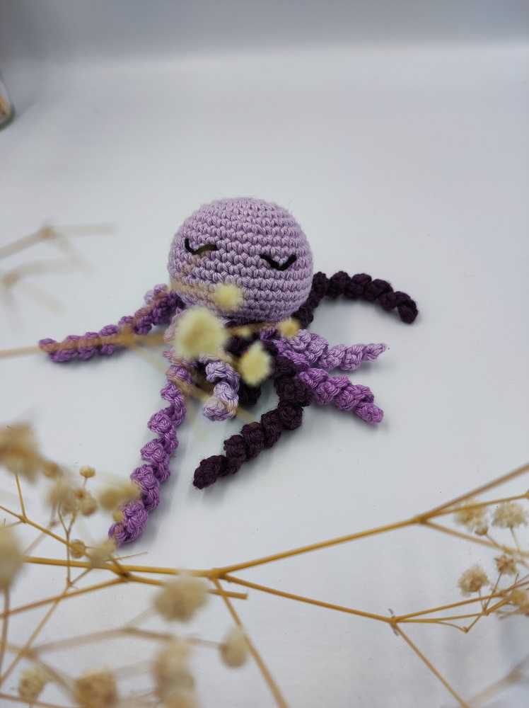 Peluche Pieuvre Laet-crochete