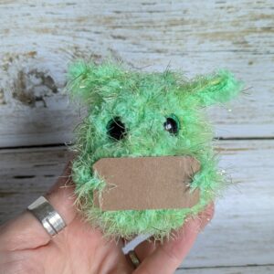 P’tit truc en p’luche – vert pastel tout doux