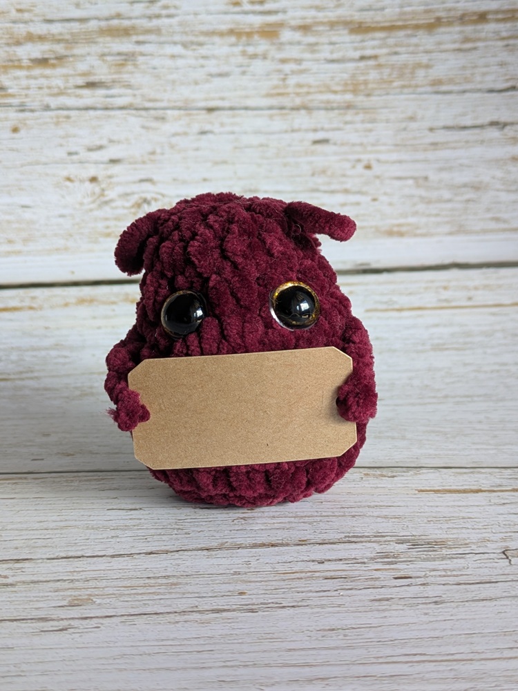 p'tit truc en p'luche bordeaux