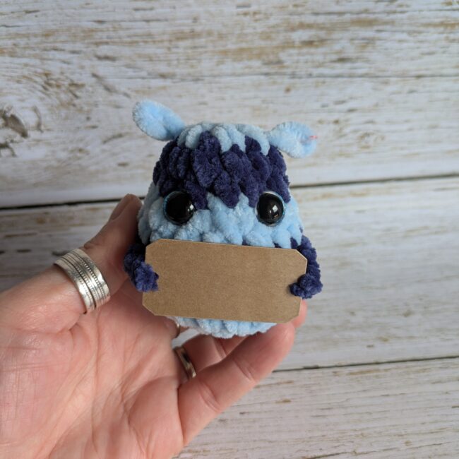 p'tit truc en p'luche rayé bleu